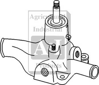 UCA20407    Water Pump---Replaces A24809, A11452, A24573, 6326A 