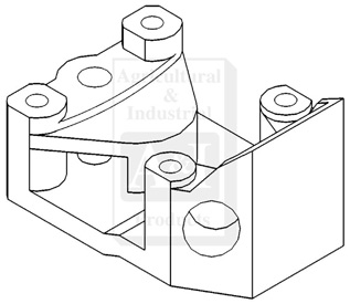 UCA80591   Drawbar  Bracket---Replaces A59603