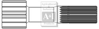 UCA50400    Differential Sunshaft---Replaces A76594