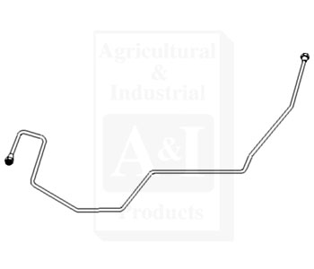 UJD50532  Hydraulic Line-Dual Selective Control---Replaces AR32313