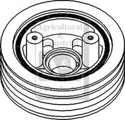 UJD17755   Crankshaft Pulley---Replaces AR57241