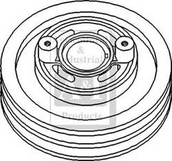 UJD17754   Crankshaft Pulley---Replaces AR58176