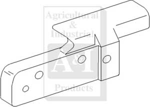 UJD82706    Rear Support Bracket (RH)---Replaces AR96599    