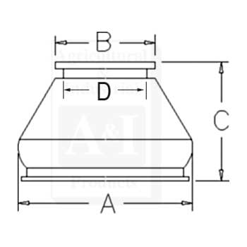 UW00257    Tie Rod Boot---Replaces BT80