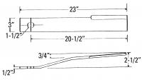 UCP1001    Hardee Rotary Cutter Blade---Replaces C49-RC