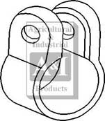 UF02155   Tie Rod-Clamp---Replaces 957E3287