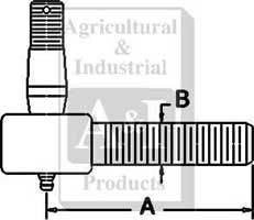 UF02398   Drag Link--Front--Replaces C5NN3A300C