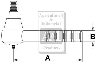 UF02369   Tie Rod--Replaces C7NN3289C