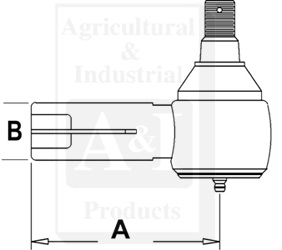 UF02390   Tie Rod--RH Outer--Replaces C7NN3289E