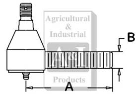 UF02396    Tie Rod---Replaces CAR107633