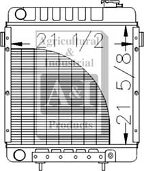 CJD0104    Radiator---Replaces KV23966,  KV19380  