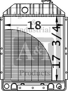 CJD0106    Radiator---Replaces MG9828737