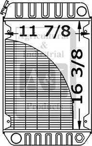 CJD0107    Radiator---Replaces AM130325