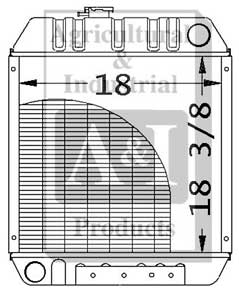 CJD0108    Radiator---Replaces MG86563887  