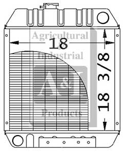 CJD0109    Radiator---Replaces MG86534249