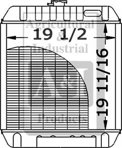 CJD0110    Radiator---Replaces MG86534243  