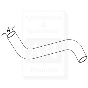 UF20687    Lower Radiator Hose---Replaces D6NN8286B