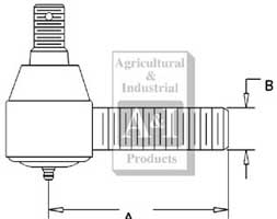 UCA00410   Tie Rod End---Replaces D88491