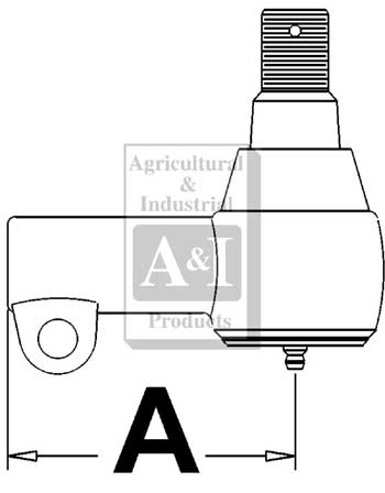 UF02348    Power Steering Cyl. End--Replaces D8NN3B539AB