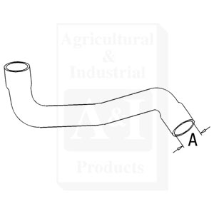 UF20760    Lower Radiator Hose---Replaces D8NN8286AA