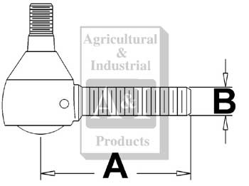 UF02303    Short Tie Rod--Replaces E2NN3289BA   