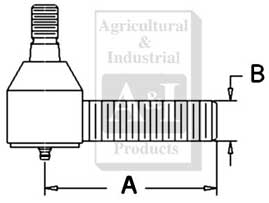 UF02505   Tie Rod--Right--Replaces E6NN3289AA