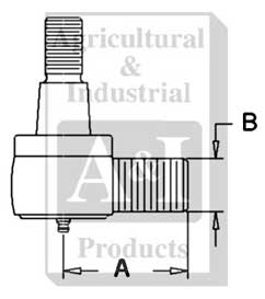 UF02352    Cylinder End--Replaces 81864115, E9NN3N981AA