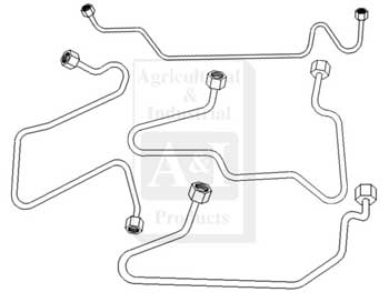 UF30915  Injector Line---Set of Four---Replaces FPL400