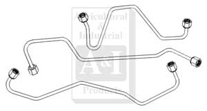 UF30935  Injector Line Set of Three---1976 and Later---Replaces FPL500