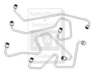 UF30941  Injector Line---Set of Four---Replaces FPL600