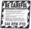 UJD80742  BE-CAREFUL Plate  (1959 thru 1960)