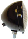 UJD43152  Complete Headlight-Black-6 Volt