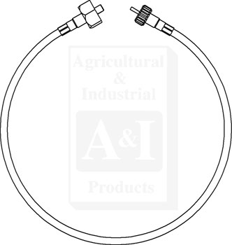 UCA40224   Tachometer Cable---Replaces K954959