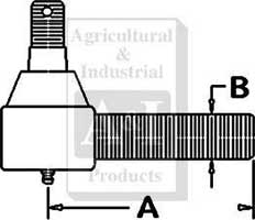 UCA00520   Tie Rod End---Replaces K965270