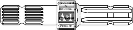 UJD60183    PTO Shaft---Replaces L155266