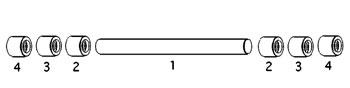 UJD70570    Load Control Shaft---Replaces L26937