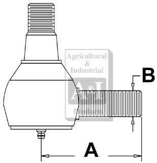 UCA00477   Power Steering Cylinder End---Replaces L59042