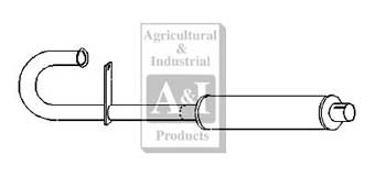 UM31190     Vertical Muffler Assembly---1 Piece---MF-19