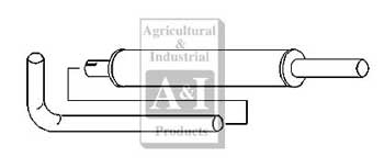 UM31223     Vertical Muffler Assembly---2 Piece---MF-27