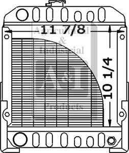 NH2402    Radiator---Replaces SBA310020020