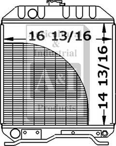 NH2404    Radiator---Replaces SBA310100440