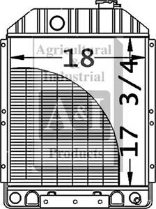 NH2451     Radiator---Replaces 9828737