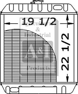 NH2460     Radiator--Replaces 86546700