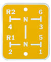 UW81500   Shift Pattern Plate---Replaces 1KA908A