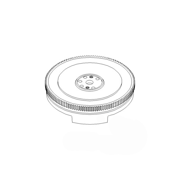 UJD10729  Flywheel with Ring Gear, New - RE31572
