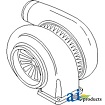 UDZ30209   New Turbocharger---Replaces 4157288, 79021821 