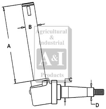 UA10020    Spindle---Replaces 70270038