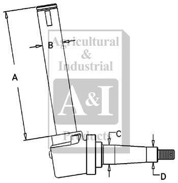 UA10030    Spindle---Replaces 70262782, 262782