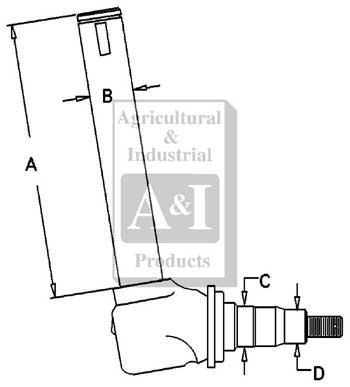 UA10120    Spindle---Replaces 70272281, 70263027  