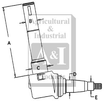 UA10190    Right Spindle---Replaces 70267780